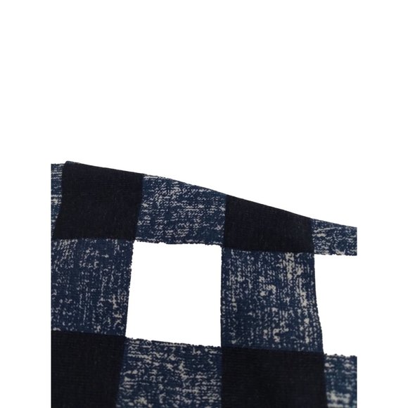 Duffield Lane Checkered cotton spandex sleeveless Large button detail dress US L - Picture 12 of 16